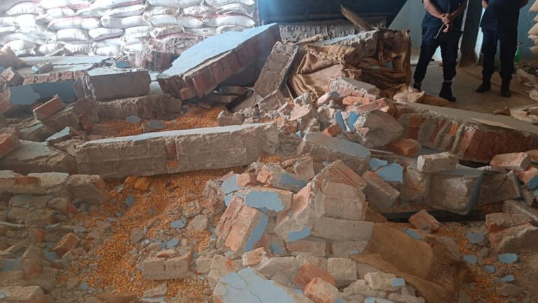 रत्ननगरको किसान दाना उद्योगको पर्खाल भत्किँदा तीन मजदुरको मृत्यु