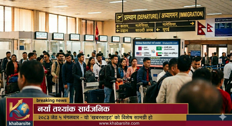 काम खोज्दै वैदेशिक रोजगारीमा जाने नेपालीको संख्या बढ्दो, वैशाख महिनामा मात्रै ७४ हजारभन्दा बढी बाहिरिए